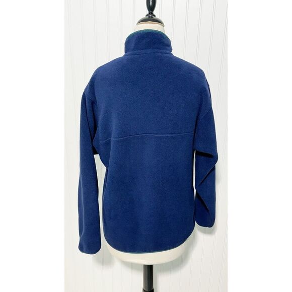 Patagonia Synchilla T Snap Men's Peddie Crew Fleece Jacket Blue‎ Size Small - Picture 7 of 13